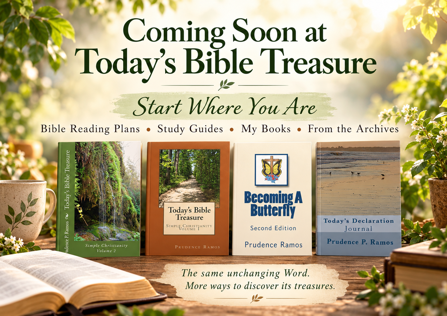 Coming Soon: Bible Study Resources & More